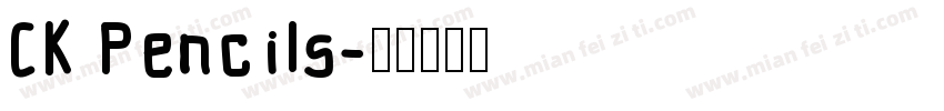 CK Pencils字体转换
